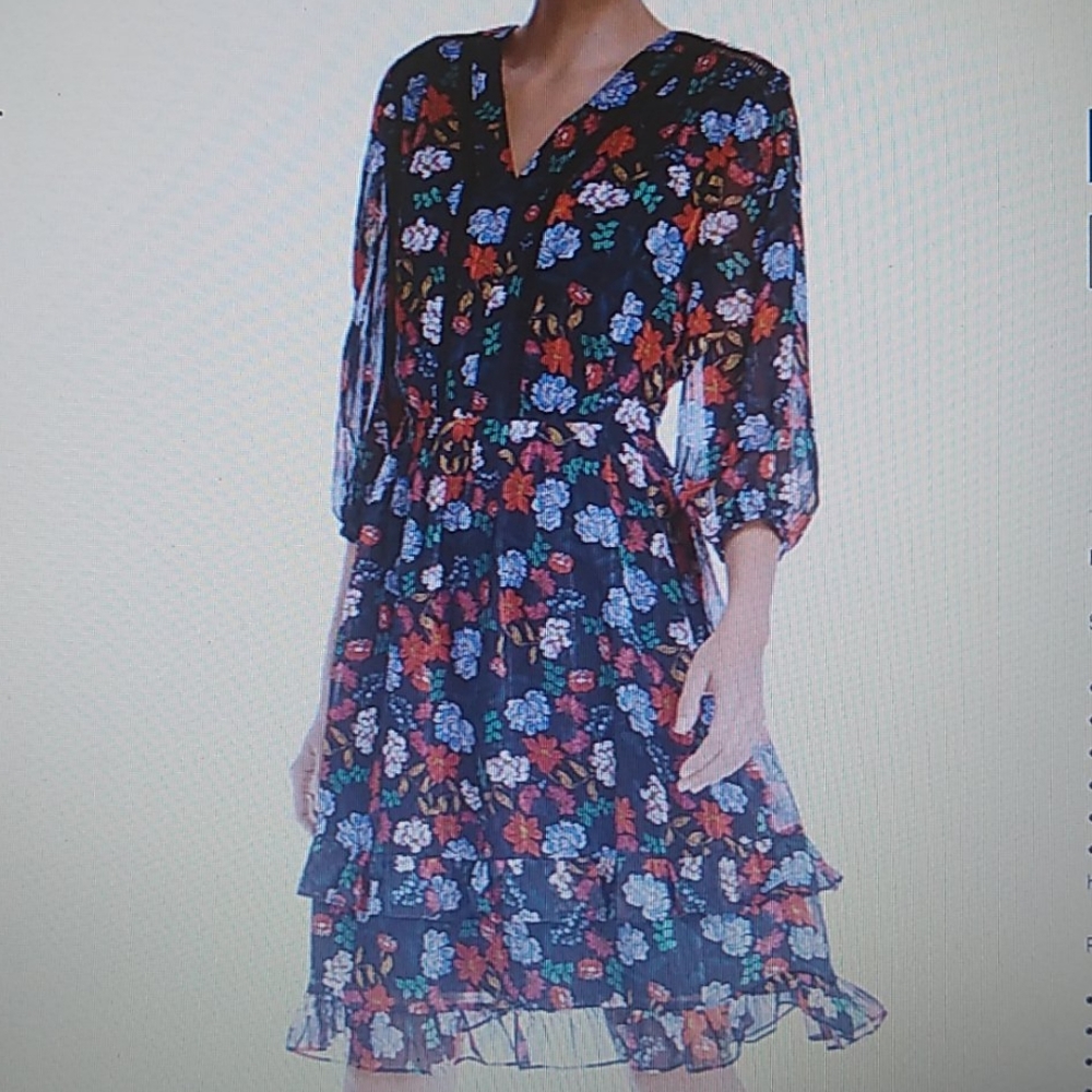Nanette Lepore Floral  size 14 Cottage Core